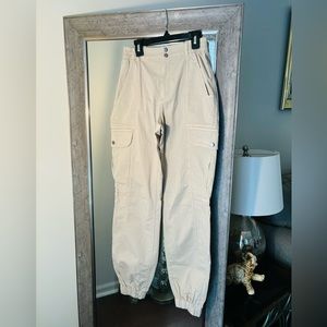 Women’s Beige Cargo Bubble Pant